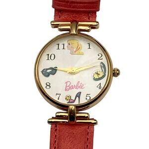 VTG Barbie Fossil Women's Limited Edition Watch 30Mmm - New Battery - Adjustable